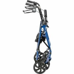 Drive Medical 10257BL-1 Four Wheel Walker Rollator with Fold Up Removable Back Support, Blue 11 Drive Medical 10257BL-1 Four Wheel Walker Rollator with Fold Up Removable Back Support, Blue -Wheelchairs & Physical Aids shop 10257BL 1 gal3