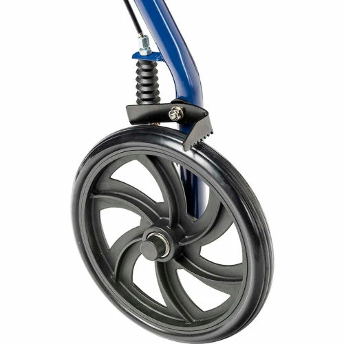 Drive Medical 10257BL-1 Four Wheel Walker Rollator with Fold Up Removable Back Support, Blue 5 Drive Medical 10257BL-1 Four Wheel Walker Rollator with Fold Up Removable Back Support, Blue - Image 5