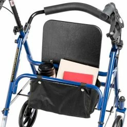 Drive Medical 10257BL-1 Four Wheel Walker Rollator with Fold Up Removable Back Support, Blue 13 Drive Medical 10257BL-1 Four Wheel Walker Rollator with Fold Up Removable Back Support, Blue -Wheelchairs & Physical Aids shop 10257BL 1 gal5