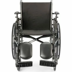 ProBasics 2015AH Lightweight Wheelchair, 20" x 16" Seat, Flip Back Desk Arms, Elevating Legrests -Wheelchairs & Physical Aids shop 2012AH GA3