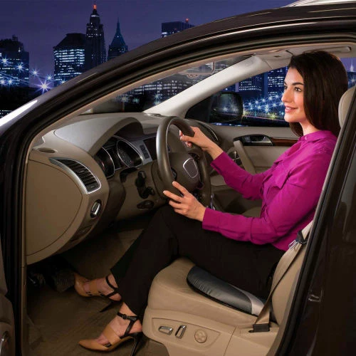 HealthSmart® Vivi Relax-a-Bac Premium Swivel Seat Cushion, Compact Size, Gray 5 HealthSmart® Vivi Relax-a-Bac Premium Swivel Seat Cushion, Compact Size, Gray - Image 5