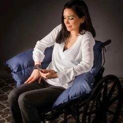 DMI® Comfort Chair Pillow Cushion, Navy -Wheelchairs & Physical Aids shop 513 7608 2400 04