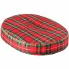 DMI® Convoluted Foam Ring Donut Seat Cushion, 18" x 15" x 3", Plaid