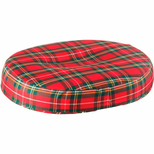DMI® Contoured Foam Ring Donut Seat Cushion, 18" x 15" x 3", Plaid 2 DMI® Contoured Foam Ring Donut Seat Cushion, 18" x 15" x 3", Plaid - Image 2