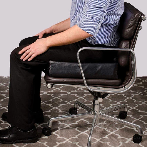 DMI® Deluxe Seat Lift Seat Riser Cushion Pillow, 16" x 16" x 4", Black 4 DMI® Deluxe Seat Lift Seat Riser Cushion Pillow, 16" x 16" x 4", Black - Image 4