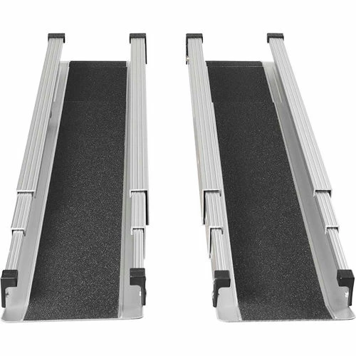 DMI® Retractable Lightweight Portable Wheelchair Ramps, Adjustable from 3-5 Feet, 1 Pair 4 DMI® Retractable Lightweight Portable Wheelchair Ramps, Adjustable from 3-5 Feet, 1 Pair - Image 4