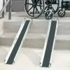 DMI® Retractable Lightweight Portable Wheelchair Ramps, Adjustable from 3-5 Feet, 1 Pair