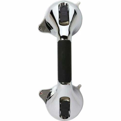 HealthSmart® 16-Inch Suction Cup Grab Bar with Germ-Free Protection, Chrome 2 HealthSmart® 16-Inch Suction Cup Grab Bar with Germ-Free Protection, Chrome - Image 2