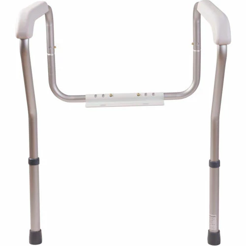 HealthSmart® Adjustable Germ-Free Toilet Rails Safety Arms 2 HealthSmart® Adjustable Germ-Free Toilet Rails Safety Arms - Image 2