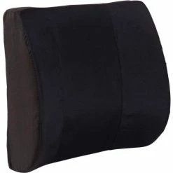 DMI® Standard Lumbar Back Support Cushion, 14" x 13", Black -Wheelchairs & Physical Aids shop 555 7300 0200 03