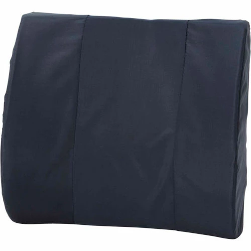 HealthSmart® Standard Lumbar Back Support Cushion, 14" x 13", Navy 3 HealthSmart® Standard Lumbar Back Support Cushion, 14" x 13", Navy - Image 3