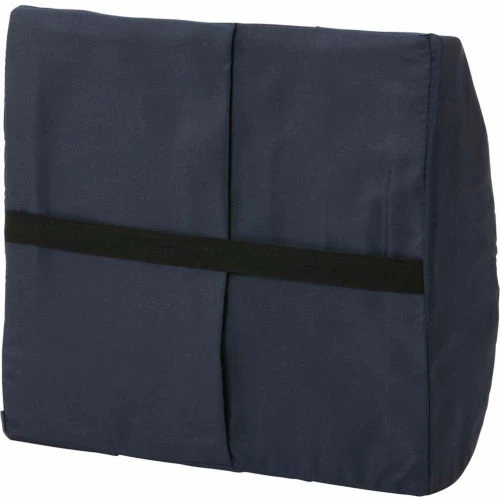 HealthSmart® Standard Lumbar Back Support Cushion, 14" x 13", Navy 4 HealthSmart® Standard Lumbar Back Support Cushion, 14" x 13", Navy - Image 4