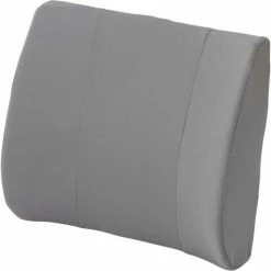 DMI® Relax-a-Bac™ Lumbar Back Cushion with Insert and Strap, Gray