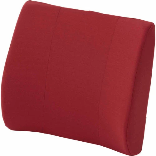 DMI® Relax-a-Bac Lumbar Back Cushion with Insert and Strap, Burgundy 1 DMI® Relax-a-Bac Lumbar Back Cushion with Insert and Strap, Burgundy