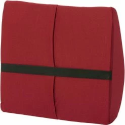 DMI® Relax-a-Bac Lumbar Back Cushion with Insert and Strap, Burgundy 7 DMI® Relax-a-Bac Lumbar Back Cushion with Insert and Strap, Burgundy -Wheelchairs & Physical Aids shop 555 7302 0700 03