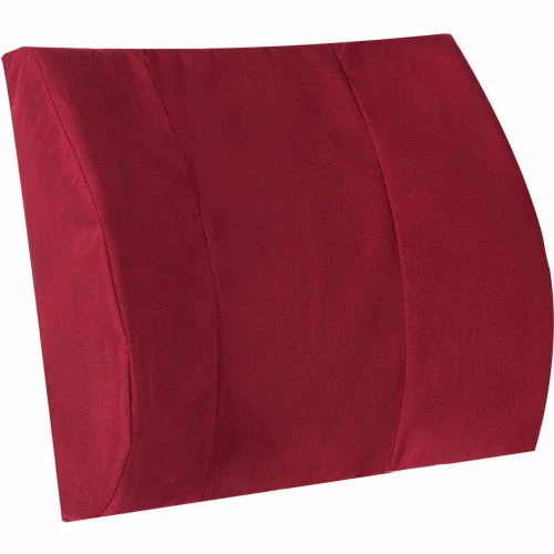 DMI® Memory Foam Lumbar Cushion with Strap, Burgundy 3 DMI® Memory Foam Lumbar Cushion with Strap, Burgundy - Image 3