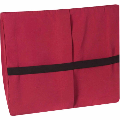 DMI® Memory Foam Lumbar Cushion with Strap, Burgundy 4 DMI® Memory Foam Lumbar Cushion with Strap, Burgundy - Image 4