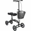 Drive Medical Dual Pad Steerable Knee Walker with Basket, 31"- 40" Handle Height, Adult Size