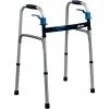 Drive Medical 10226-1 Deluxe Trigger Release Folding Walker, Flame Blue Crossbrace