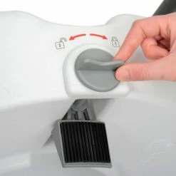 Drive Medical RTL12027RA Elevated Raised Toilet Seat with Removable Padded Arms, Standard Seat -Wheelchairs & Physical Aids shop B274892 02