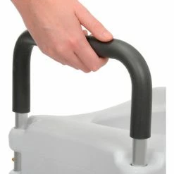 Drive Medical RTL12027RA Elevated Raised Toilet Seat with Removable Padded Arms, Standard Seat -Wheelchairs & Physical Aids shop B274892 05