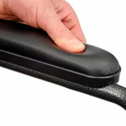 Drive Medical Lightweight Steel Transport Wheelchair, 19"W Seat, Silver Vein Frame and Black Upholstery -Wheelchairs & Physical Aids shop B275082 09