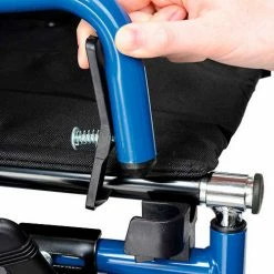 Drive Medical 20" Blue Streak Wheelchair, Flip Back Desk Arms, Swing-away Footrests -Wheelchairs & Physical Aids shop B275255 12