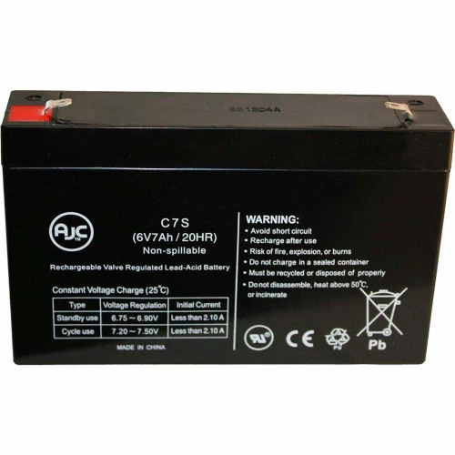 AJC Battery AJC® Amstron 6V 7Ah 6V 7Ah Wheelchair Battery 1 AJC Battery AJC® Amstron 6V 7Ah 6V 7Ah Wheelchair Battery