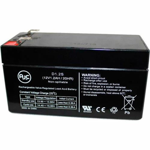 AJC Battery AJC® MK ES1.2-12 (12V 1.2AH) 12V 1.2Ah Wheelchair Battery 1 AJC Battery AJC® MK ES1.2-12 (12V 1.2AH) 12V 1.2Ah Wheelchair Battery
