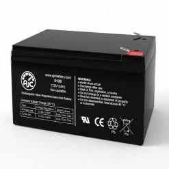 AJC Battery AJC® Shoprider Echo 3 Jimmie Traveler Start Wheelchair Replacement Battery 12Ah, 12V
