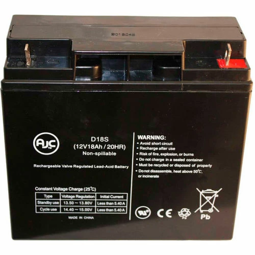 AJC Battery AJC® Merits P32012 Junior 12V 18Ah Wheelchair Battery 1 AJC Battery AJC® Merits P32012 Junior 12V 18Ah Wheelchair Battery