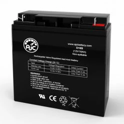 AJC Battery AJC® EV Rider Caddy Wheelchair Replacement Battery 18Ah, 12V, NB