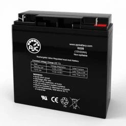 AJC Battery AJC® No Boundaries Moxie Wheelchair Replacement Battery 22Ah, 12V, NB