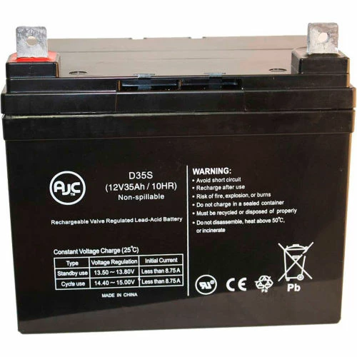 AJC Battery AJC® Drive Medical Cirrus Plus EC Folding Power 12V 35Ah Wheelchair Battery 1 AJC Battery AJC® Drive Medical Cirrus Plus EC Folding Power 12V 35Ah Wheelchair Battery