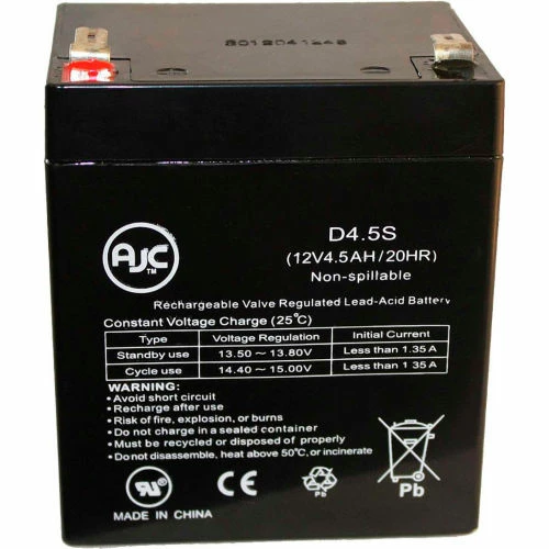 AJC Battery AJC® Amstron AP-1250F1 12V 4.5Ah Wheelchair Battery 1 AJC Battery AJC® Amstron AP-1250F1 12V 4.5Ah Wheelchair Battery
