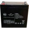 AJC Battery AJC® Invacare Nutron R32 R51 M6 M71 Patriot 12V 55Ah Wheelchair Battery