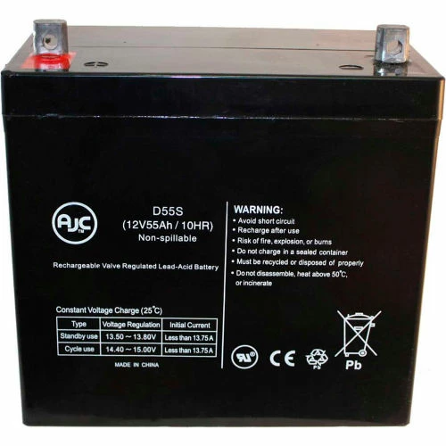 AJC Battery AJC® Palmer Deluxe Power Chair 22NF AGM 12V 55Ah Wheelchair Battery 1 AJC Battery AJC® Palmer Deluxe Power Chair 22NF AGM 12V 55Ah Wheelchair Battery