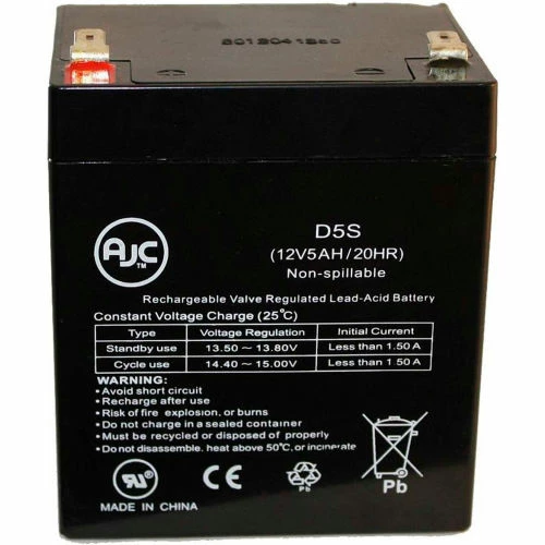 AJC Battery AJC® Amstron 12V 5Ah 12V 5Ah Wheelchair Battery 1 AJC Battery AJC® Amstron 12V 5Ah 12V 5Ah Wheelchair Battery