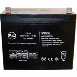 AJC Battery AJC® Advanced Technology 75AH 12V 75Ah Wheelchair Battery