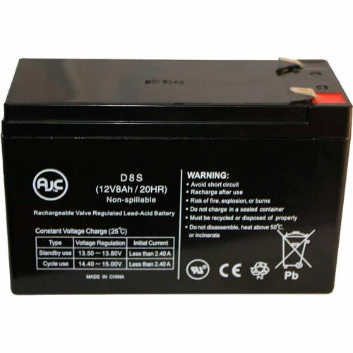 AJC Battery AJC® Lifestyle Mobility Aids Mini Traveler Supreme 12V 8Ah Battery 1 AJC Battery AJC® Lifestyle Mobility Aids Mini Traveler Supreme 12V 8Ah Battery