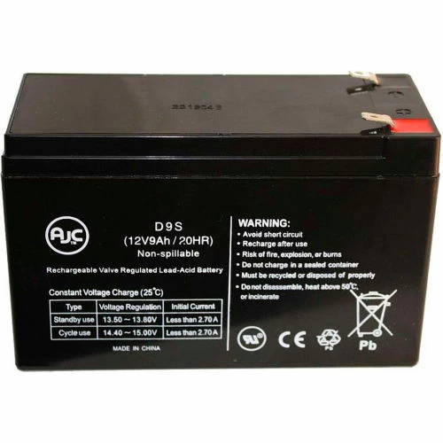 AJC Battery AJC® Rascal 355 Fold & Go 12V 9Ah Wheelchair Battery 1 AJC Battery AJC® Rascal 355 Fold & Go 12V 9Ah Wheelchair Battery
