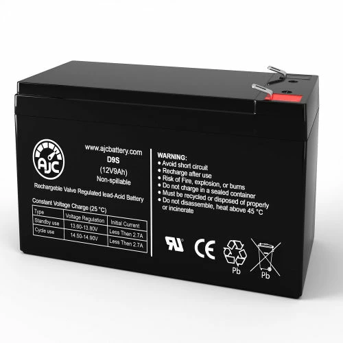 AJC Battery AJC® Go-Go Ultra X SC40X / SC44X Wheelchair Replacement Battery 9Ah, 12V, F2 1 AJC Battery AJC® Go-Go Ultra X SC40X / SC44X Wheelchair Replacement Battery 9Ah, 12V, F2