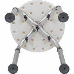 Flash Furniture Hercules Series Adjustable Height Bath Stool, 12.75" Dia. Seat, 14.25"-21"H, White 20 Flash Furniture Hercules Series Adjustable Height Bath Stool, 12.75" Dia. Seat, 14.25"-21"H, White -Wheelchairs & Physical Aids shop DC HY3400L WH GG inset6