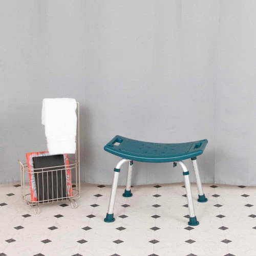 Flash Furniture Hercules Series Adjustable Height Bath Stool, 20" x 12" Seat, 14.5"-21.5"H, Navy 11 Flash Furniture Hercules Series Adjustable Height Bath Stool, 20" x 12" Seat, 14.5"-21.5"H, Navy - Image 11