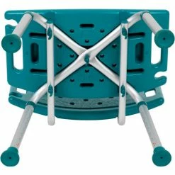 Flash Furniture Hercules Series Adjustable Height Bath Chair with Extra Large Back, Teal -Wheelchairs & Physical Aids shop DC HY3501L TL GG inset6