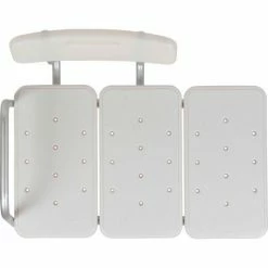 Flash Furniture Hercules Series Adjustable Height Bath Transfer Bench with Back and Side Arm, White -Wheelchairs & Physical Aids shop DC HY3510L WH GG inset5