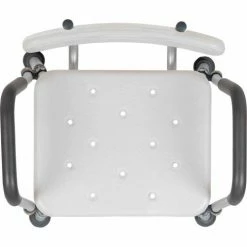 Flash Furniture Hercules Series Adjustable Height Bath Chair with Quick Release Back & Arms, White 19 Flash Furniture Hercules Series Adjustable Height Bath Chair with Quick Release Back & Arms, White -Wheelchairs & Physical Aids shop DC HY3523L WH GG inset5