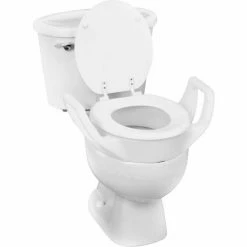 DMI® Standard Toilet Seat Riser with Arms -Wheelchairs & Physical Aids shop DMI Toilet Seat Riser 03