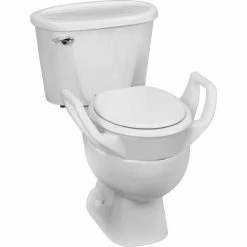 DMI® Standard Toilet Seat Riser with Arms -Wheelchairs & Physical Aids shop DMI Toilet Seat Riser 04