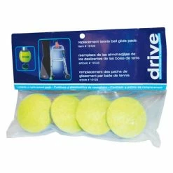 Replacement Tennis Ball Glide Pads for Drive Medical Tennis Ball Glides, Pack of 4